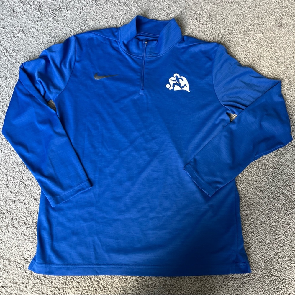 Men’s NIKE Dri Fit 1/4 Zip Long Sleeve Pullover Size M
